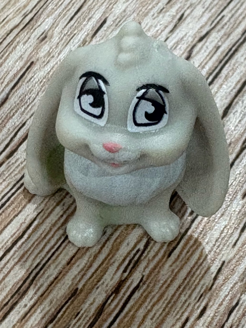 Disney Sofia the First Clover Bunny Rabbit Mini PVC Figure Just Play Gray Toy